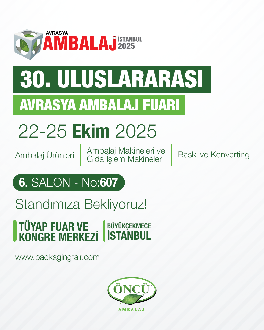 Öncü Ambalaj Afiş 1